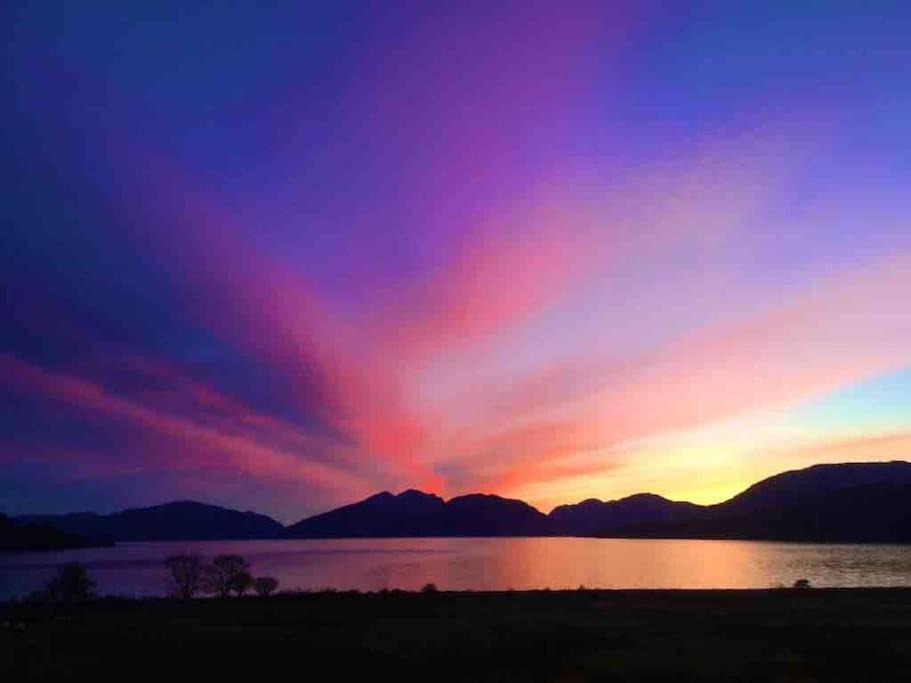 The Fox'S Den, Luxury Cosy Mini Lodge, Highlands North Ballachulish Exteriör bild
