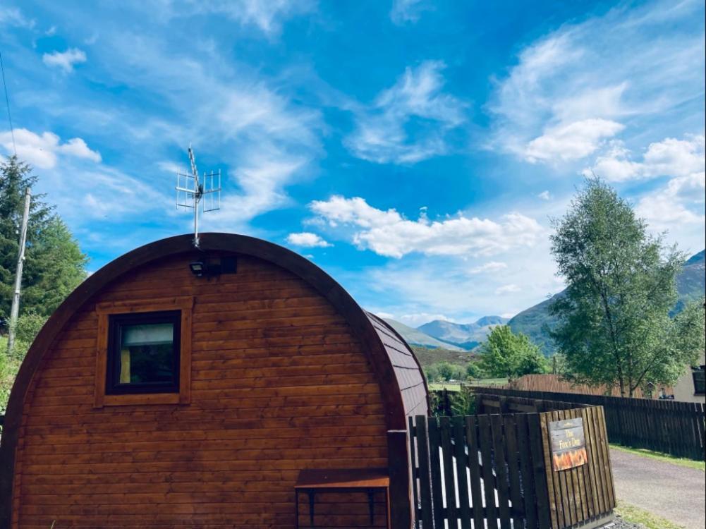 The Fox'S Den, Luxury Cosy Mini Lodge, Highlands North Ballachulish Exteriör bild